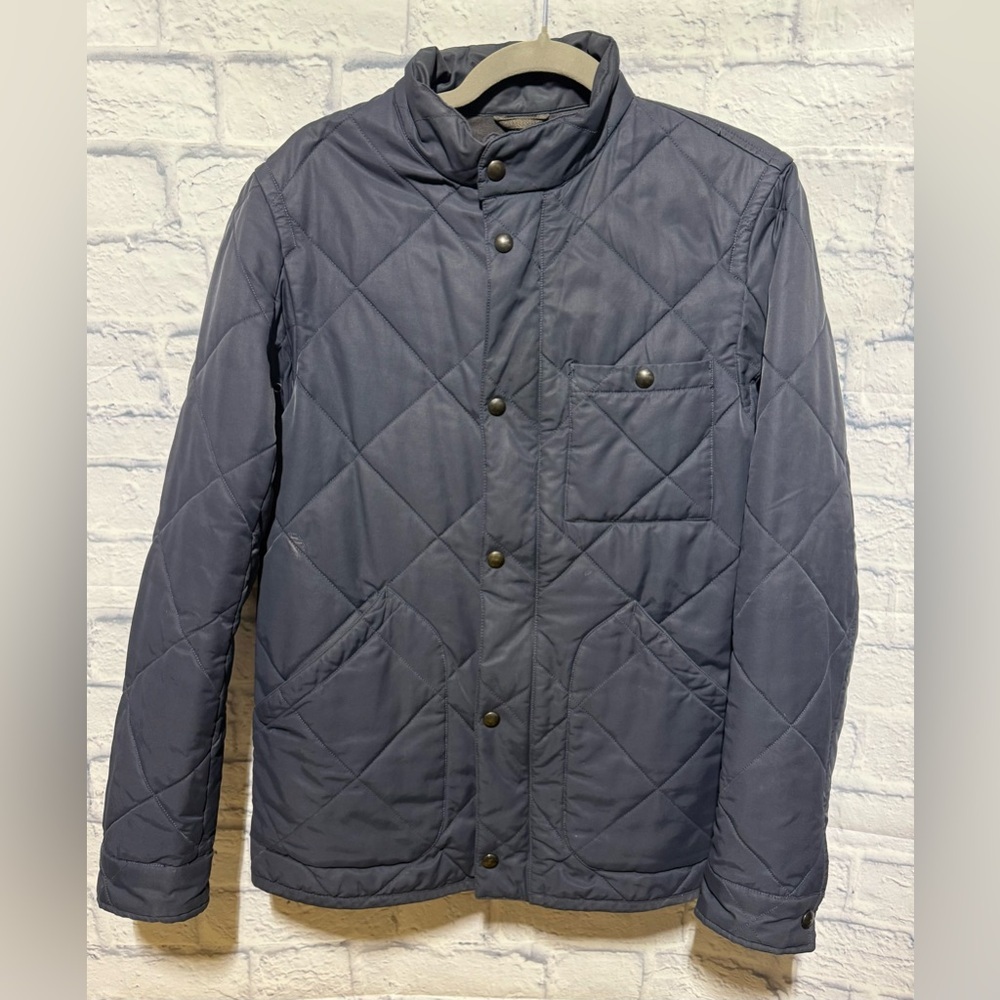 Men's J. Crew Sussex 631 Primaloft Quilted Navy Jacket, Size XS